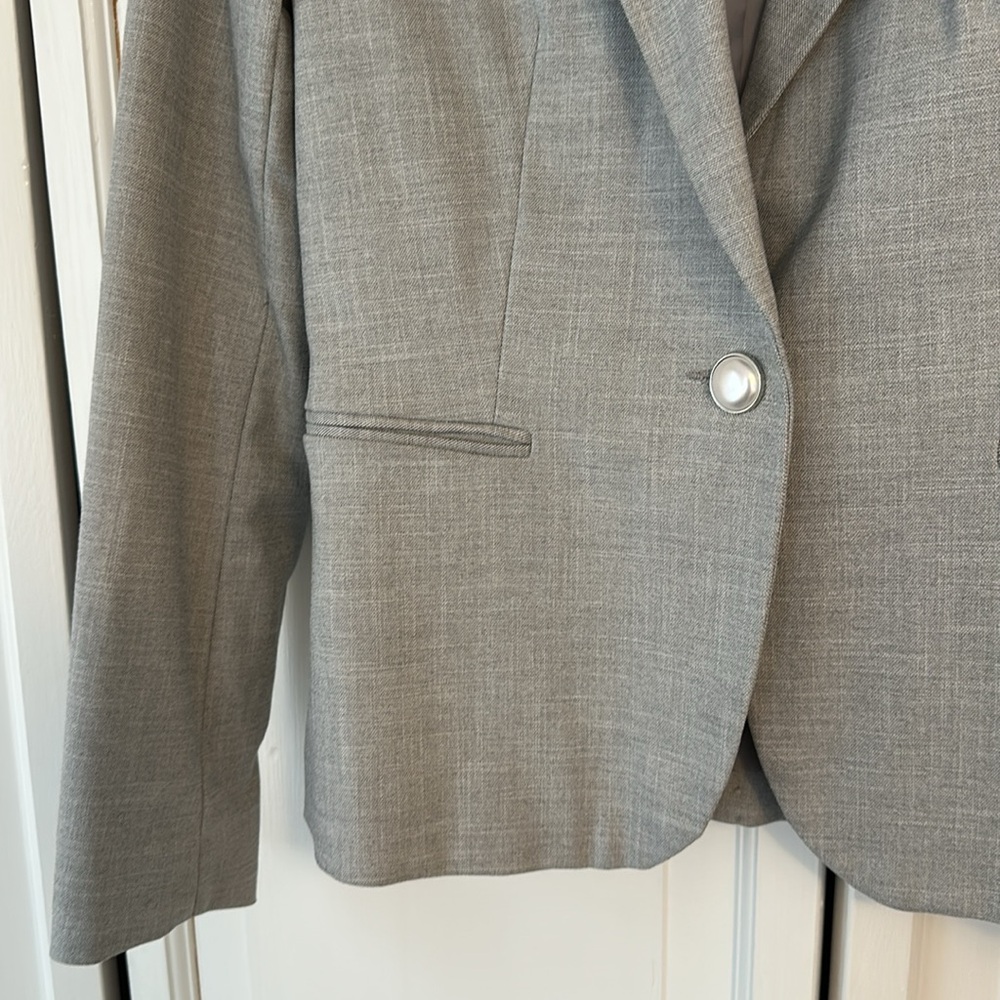 Zara Basic Grey Blazer - image 3